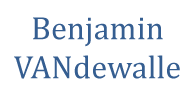 Benjamin Vandewalle